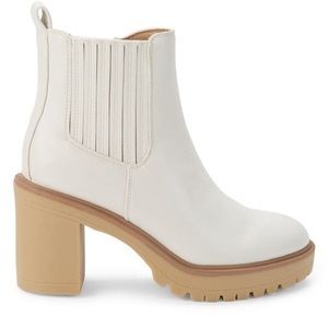 Dolce Vita- Jamilla Block Heel Leather Chelsea Boots